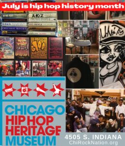 Chicago Hip-Hop Museum July flyer